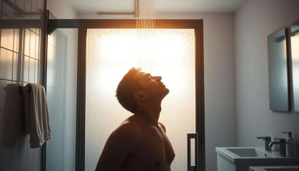 Mental clarity during shower