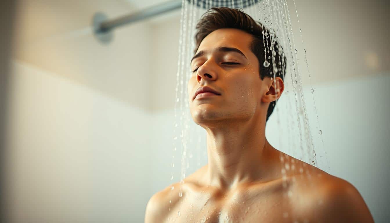 mindfulness for parents in the shower