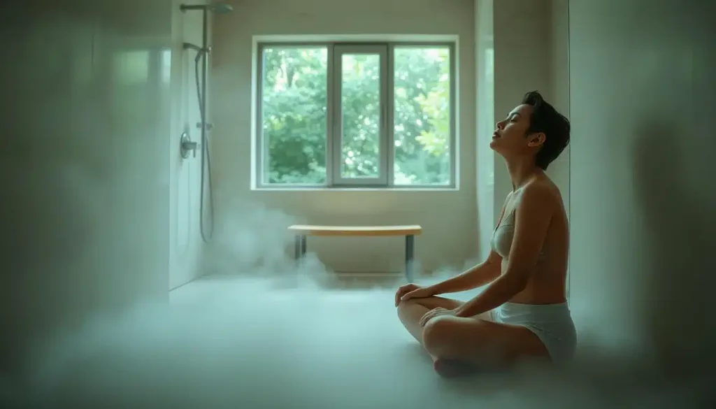 mindfulness in showers