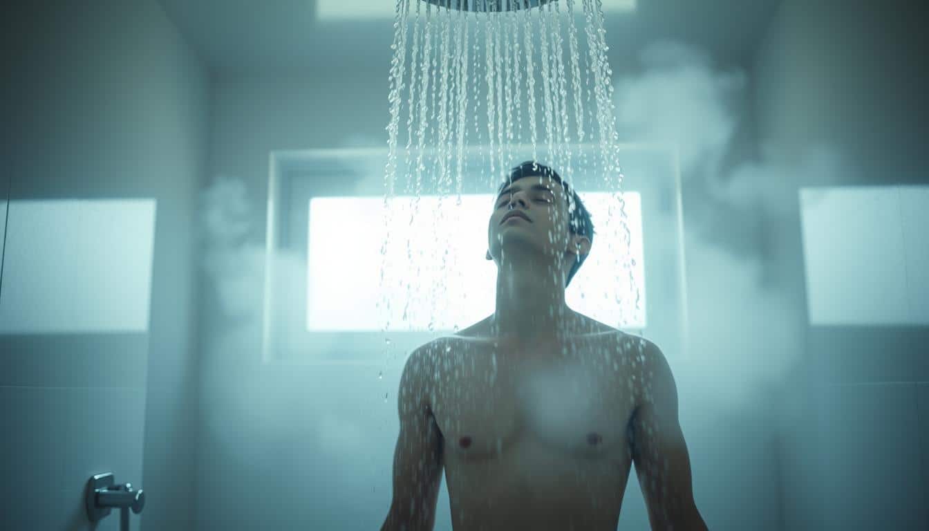 parent self-care shower meditation