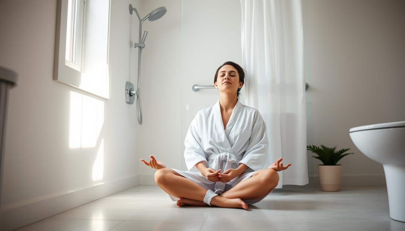 shower meditation for busy parents