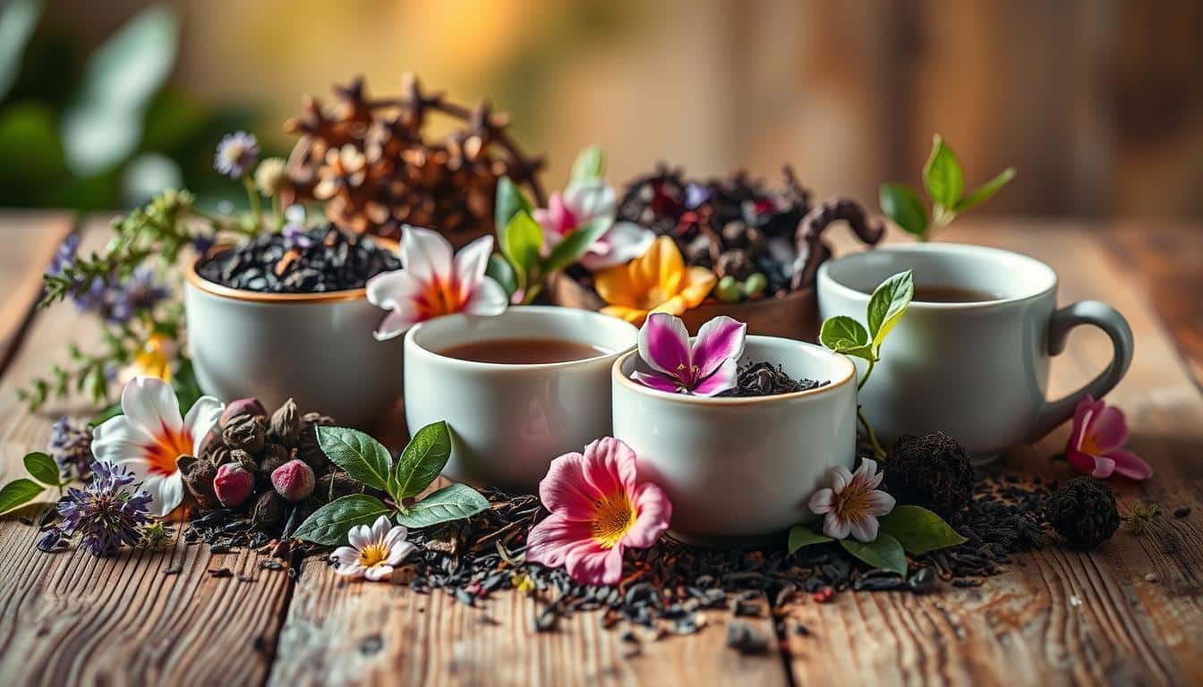 Natural teas to improve skin